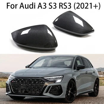 Pre Audi A3, S3 RS3 2021 Výmena/Pridať Na Štýl Uhlíkových Vlákien Auto Bočné Dvere Krídlo spätné zrkadlo náhradné diely, príslušenstvo