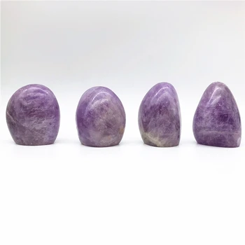 Drop Shipping 1PC Prírodné Ametyst Violet Crystal Drahokam Bod Leštené Liečivé Kamene, Hrať Kameň Prírodný kameň