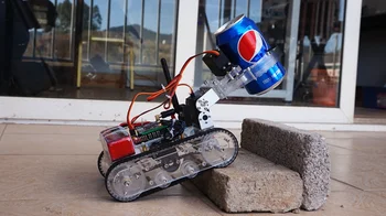 Pre Arduino Akryl Robot Cisternové Vozidlo Šasi S Manipulačným Strane Packa Intelligent Auto Caterpillar Šasi AVR Microcontroller urob si sám