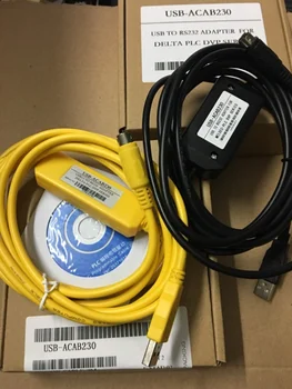 PLC programovanie kábel Žltá/čierna programovací kábel USB-ACAB230 USB-DVP USBACAB230