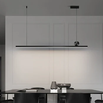 Moderná Severská Living Hotel Kuchyňa Dekorácie Led Nastaviteľné Visí Lampa Jedáleň Pandent Luxusné Stropný Luster Lampa