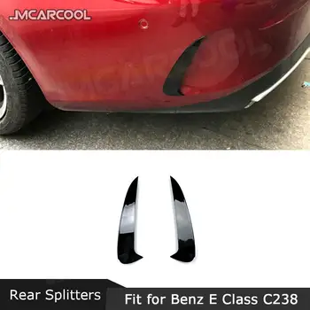 Carbon Fiber/ABS Materiálu Zadný Nárazník Splitter Pre Mercedes Benz Triedy E C238 E200 E300 e400, hd tapety na E500 E53 coupe E63 2 Dvere 2017-2019