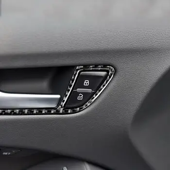 Auto karbónová Nálepka Dverí Rukoväť Kryt Výbava Rukoväť Chránič Nálepky Odtlačkový Príslušenstvo vhodné na Audi A4 A5 B8 2009-2016