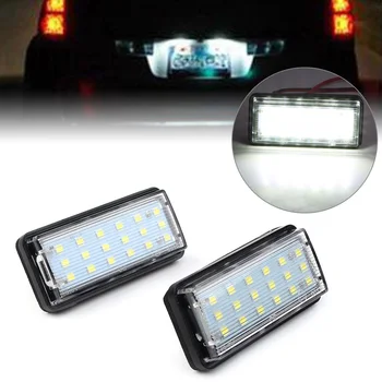 2 ks Auto LED špz Svetlo Žiadne Voľné Zadné Svietidlo Pre Toyota Pôdy Cruiser Prado J100 J120 J200 A Lexus GX470 LX470 LX570