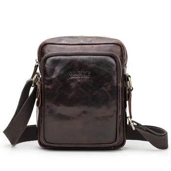Nový Dizajn, originálne kožené pánske autor jedného taška cez rameno módne bežné mužov messenger taška luxusná kabelka High-kvalitné