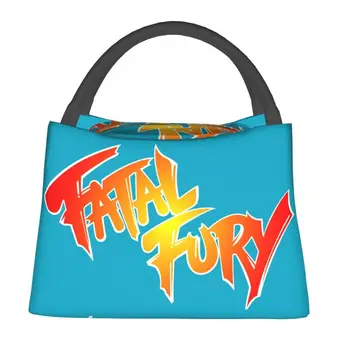 Fatal Fury Terry Bogard Izolované Obed Tašky pre Ženy Bojovníkov Hra Cosplay Tepelnej Chladnejšie Lunch Box Pláži Camping Cestovanie