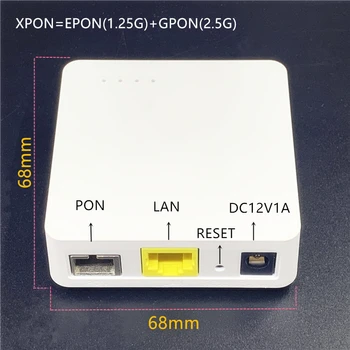 Minni onú exkluzivitu anglický 68MM XPON EPON1.25G/GPON2.5G G/EPON onú exkluzivitu FTTH modemu G/EPON kompatibilné router anglická Verzia onú exkluzivitu MINI68*68MM
