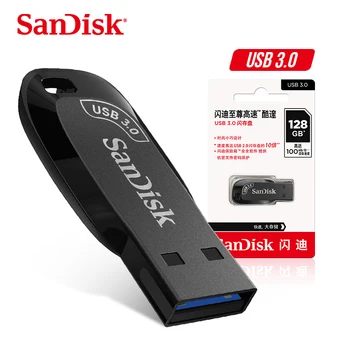 5 KS SanDisk 100% Originálne USB3.0 Flash CZ410 32GB 64GB 128 gb kapacitou 256 GB Pero Jednotky Memory Stick U Diskov Mini kl ' úč