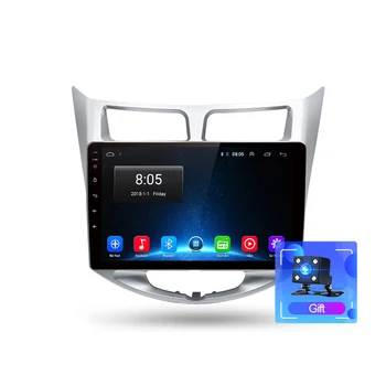 Android 8.1 auto dvd 2 Din 4G Rádio multimediálny prehrávač Pre solaris Hyundai Akcent Verna creta ix25 GPS Navigácie
