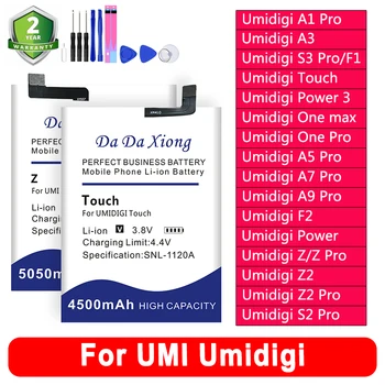 S3 Pro Power Z2 Pro S2 Batérie Pre UMI Umidigi 1 3 5 7 9 F 1 2 Z/2 S 2 3 One Touch Výkon/3 Max Pro Lite Telefón Batérie + Nástroj