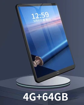 2023 Nový WiFi Tablet 10.1 palcový Android 9.0 Octa Core, 4GB RAM, 64 GB ROM Bluetooth IPS Obrazovky počítača Tablet PC 10.1 Podpora Rozšírenia TF Karty