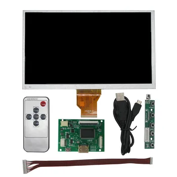 7 Palcový Pre Raspberry Pi Banán/Orange Pi Mini Počítač Obrazovka LCD Monitor S HDMI-Kompatibilný Ovládač riadiacej Dosky