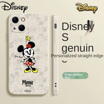 Disney Mickey Minnie Cartoon Telefón puzdro pre iPhone 13/13pro/13promax/13mini/XR/XS/XSMAX/11/12Pro/12mini Telefón Pár puzdro