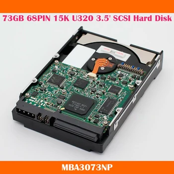 Pre Fujitsu MBA3073NP 73GB 68PIN 15K U320 3.5' Pevný Disk SCSI Priemyselné Zdravotnícke Zariadenia HDD Fungovať Vysokej Kvality Rýchlu Loď