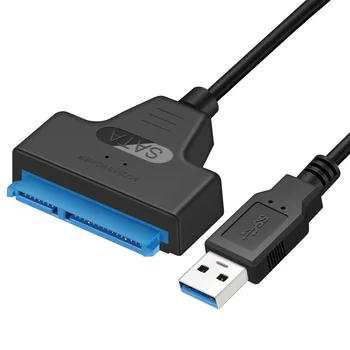USB 3.0, SATA Kábel SSD HDD SATA 3 USB Ľahko Disk Kábel 2.5 Palcov Mobile Externý Pevný Disk USB Adaptér 22 Pin Počítač PC