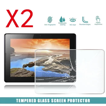 2 ks Tabliet Tvrdeného Skla Screen Protector Kryt pre Lenovo A10-70 A7600 Tablet Počítač Anti-Scratch nevýbušnom Obrazovke