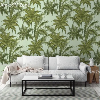 Tuya Umenie tapetu pracovnej plochy šalvia zelená dovolenka na steny v obývacej izbe-papier domova na stenu