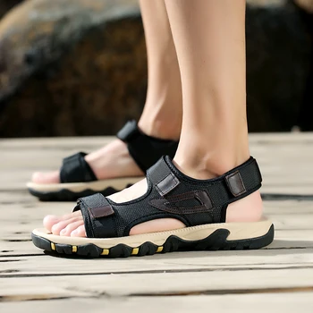 Sandále Mužov Plážové Sandále Pohodlie Ležérne Topánky Ľahké Letné Mužov Pohodlné Sandále Rímske Sandále Veľkosť 47