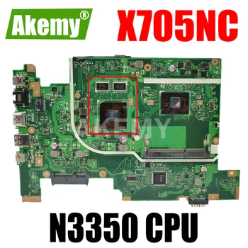 Akmey Pre Asus Vivobook 17 X705NC X705N N705N N705NC Notebook doske N3350 CPU Doske test dobré