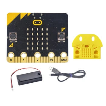BBC Microbit Ísť Start Kit Mikro:Bit BBC Programovateľné Vzdelávania Vývoj Doska S Ochranné Puzdro+Batérie Poľa