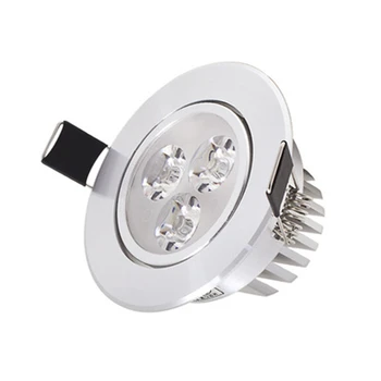 10X LED Stropné Zapustené Stmievateľné Strop žiarovka 9W/12W/15W/21W AC85-265V svetlo LED Kabinetu Svetlo, Reflektor LED Driver