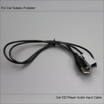 Originálne Zástrčky USB Adaptér Conector Pre Subaru Forester Auto CD Rádio Media Audio Kábel Dátový Vodič
