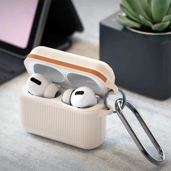 Batožiny Tvarované Slúchadlá Slúchadlá, Držiak Krytu Plášťa Puzdro so Sponou Bluetooth Headset Ochranné puzdro pre Apple AirPods 3