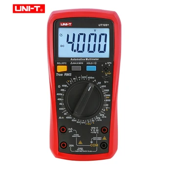 JEDNOTKA Digitálny Multimeter True RMS UT105+ UT107+ Batérie Skontrolujte Automobilový Multimeter AC/DC Voltmeter Dióda Tester