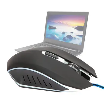 5150 Univerzálny RGB Svetelný Wired Mouse Kompaktný a Ergonomický USB Optická Myš Herné, pre PC Počítač, Notebook