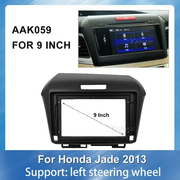Autorádio panel Tvár Dash Mount Výbava Auta Fascia Rám pre Honda Jade 2013 LHD auta GPS Navigácie plastový panel rám Fascia