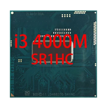 Intel Core i3-4000M i3 4000M SR1HC 2.4 GHz Dual-Core Quad-Niť, CPU Processor 3M 37W Zásuvky G3 / rPGA946B