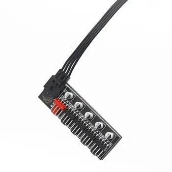 Nové 40 cm 1 až 5 4-Pin Molex TX4 PWM Ventilátor CPU HUB Rozbočovač PC Prípade Chasis Chladnejšie Moc Predlžovací Kábel Adaptéra Radič