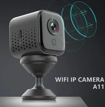 HD 1080P Mini Mohol IP Kamera Wifi P2P IP Nočné Videnie Mikro Kamera, Smart Home Safety APLIKÁCIE Monitor Video DVR Micro Videokamera A11