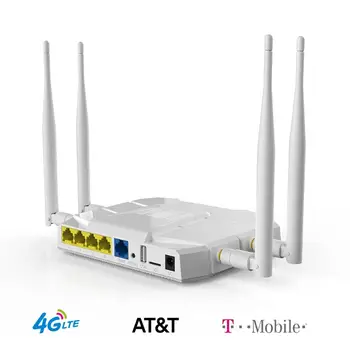 Wiflyer 3G, 4G LTE Router Gigabit Wireless LAN 4G Modem 2.4 G&5.8 G Dual Band Doma Dlho Pokrytie WE1326-KČ