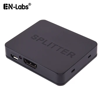 HDTV 4K Splitter 1x2 1 Do 2 Z, 2 Port Kompatibilný s HDMI Split Hub Adpater w/USB Napájací Kábel pre 4K2K,1080P 3D Projektor, Monitor