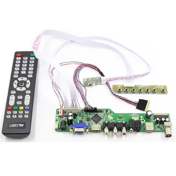 Monitor Držiak pre B140XW03 V0 V. V. 1 0 V. 2 TV+HDMI+VGA+AV+USB, LCD, LED displej Regulátora Rada Ovládač panel