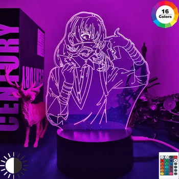 Kakegurui Led Nočné Svetlo pre Deti Spálňa Decor Nočného Darček k Narodeninám Anime Gadget Miestnosť, stolná Lampa Midari Ikishima