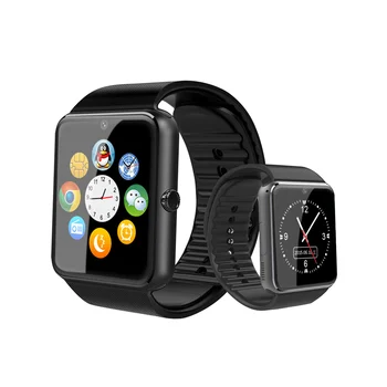 Bluetooth Smart Hodinky GT08 Podporu SIM TF Karty Fotoaparát Náramkové hodinky Hovoru Smart Hodinky Pre Android IOS Podpora Multi jazyk