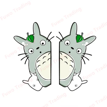 Anime Auto Samolepka 2 X Karikatúra Roztomilý Totoro Vinyl Obtlačok na Dvere Auta Okno Motocykel Camper Nárazníka Truck Prenosný počítač Dekorácie PVC