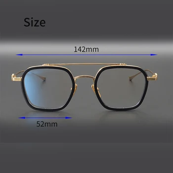 2020 Okuliare, Rám Titánové Okuliare dioptrické Ženy Krátkozrakosť Okuliare Rámy pre mužov Vintage Japonsko Dizajnér Značky Okuliare