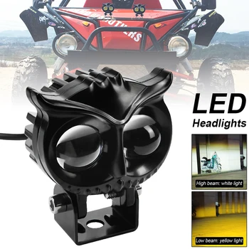 2.5 Palcový LED Spot Light Biela Žltá Jazdy Lampa Dual Farba Svetlá 12V-20V Pracovné Svetlo Lampy na Ulici na Bicykli Auto ATV