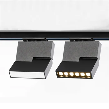 12W Skladacia LED Track Light Rail Pozornosti AC110-220V Strop Železničnej Lampa Svetlomet Pre Domáce Pozadí Oblečením Dekor