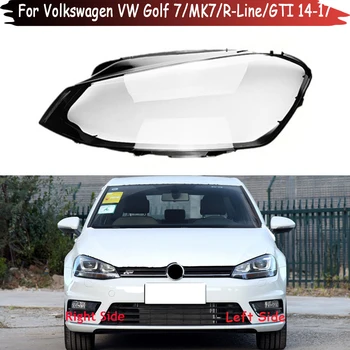 Svetlomet Shell Sklo Lampa Prípade Svetlometov Kryt Transparentné Tienidlo Pre Volkswagen VW Golf 7 MK7 R-Line GLAXAY 2014 2015 2016 2017