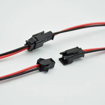 10pcs/5Pairs 15 cm Dlhé JST SM 2Pins Plug Mužov a Žien vodičový kábel pigtail Konektor