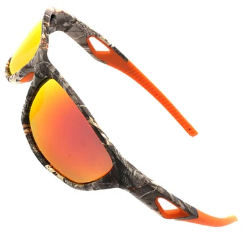 2018 Nové Polarizované slnečné Okuliare Mužov TR90 Camo Rám Značky Dizajnér Muž Módne Slnečné Okuliare Kamufláž Rybolovu, Poľovníctvo Okuliare