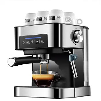 20BAR Semi-automatické Espresso kávovar Stroj s Mliekom Frother Prútik Penenie Mlieka Smart Touch Control Obrazovke Home Appliance