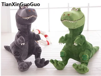 o 45x40cm cartoon dinosaura plyšové hračky zelená alebo šedá dinosaura mäkká bábika Valentín darček w2540