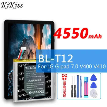 4550mAh Náhradné Batérie BL-T12 pre LG G Pad 7.0 V400 V410 LK-430 LK430 UK410 Tablet BLT12 BL T12 Rechargable Li-ion Bateria