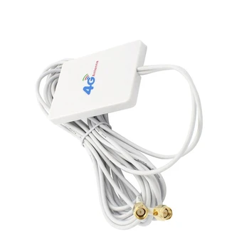 4G LTE Antény, 3G, 4G Panel Anténa S SMA TS9 CRC9 Konektor, 2M Kábel Pre E8372 E3372 B315 USB Modem Router