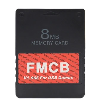 FMCB V1.966 Pamäťovú Kartu Voľný Program Karty Herný Adaptér pre Playstation - 1 2 Konzoly, USB HDD Retro Video Herné Karty